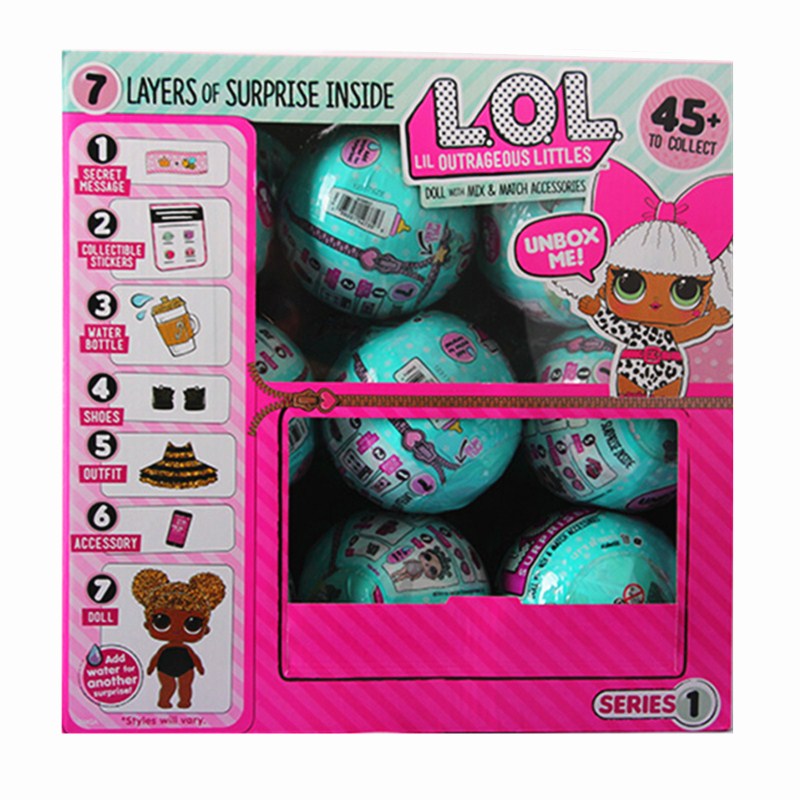 L.O.L.SURPRISE!  lol dolls Surprise toys Beautiful Hair Doll Generation DIY Manual Blind Box Model Doll Toy Gift Sent random