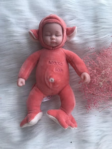 25CM Mini Stuffed Baby Doll Toys For Children Silicone Reborn Alive Babies Lifelike Kids Toys Sleep Reborn Doll For Kid Toy
