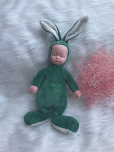25CM Mini Stuffed Baby Doll Toys For Children Silicone Reborn Alive Babies Lifelike Kids Toys Sleep Reborn Doll For Kid Toy